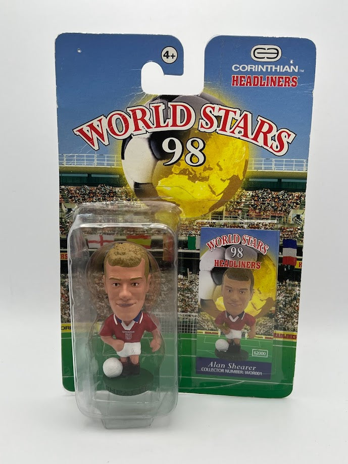 Alan Shearer - Corinthian Football Figure - England - E04 / WOR001 - Collectible - World Stars 98