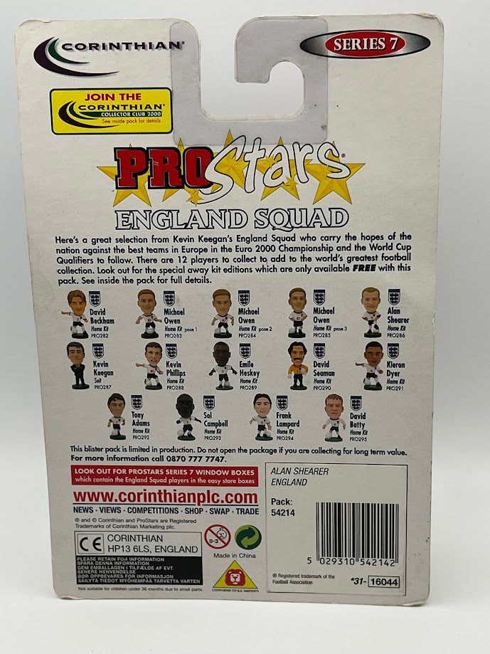 Alan Shearer - Corinthian Prostars England Squad Series 7 - Figure PRO286