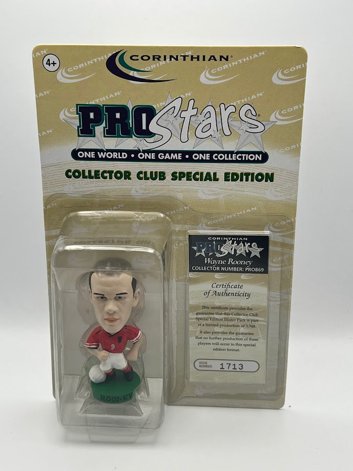 Wayne Rooney - Corinthian Football Figure - England - PRO869 - ProStars Collector Club