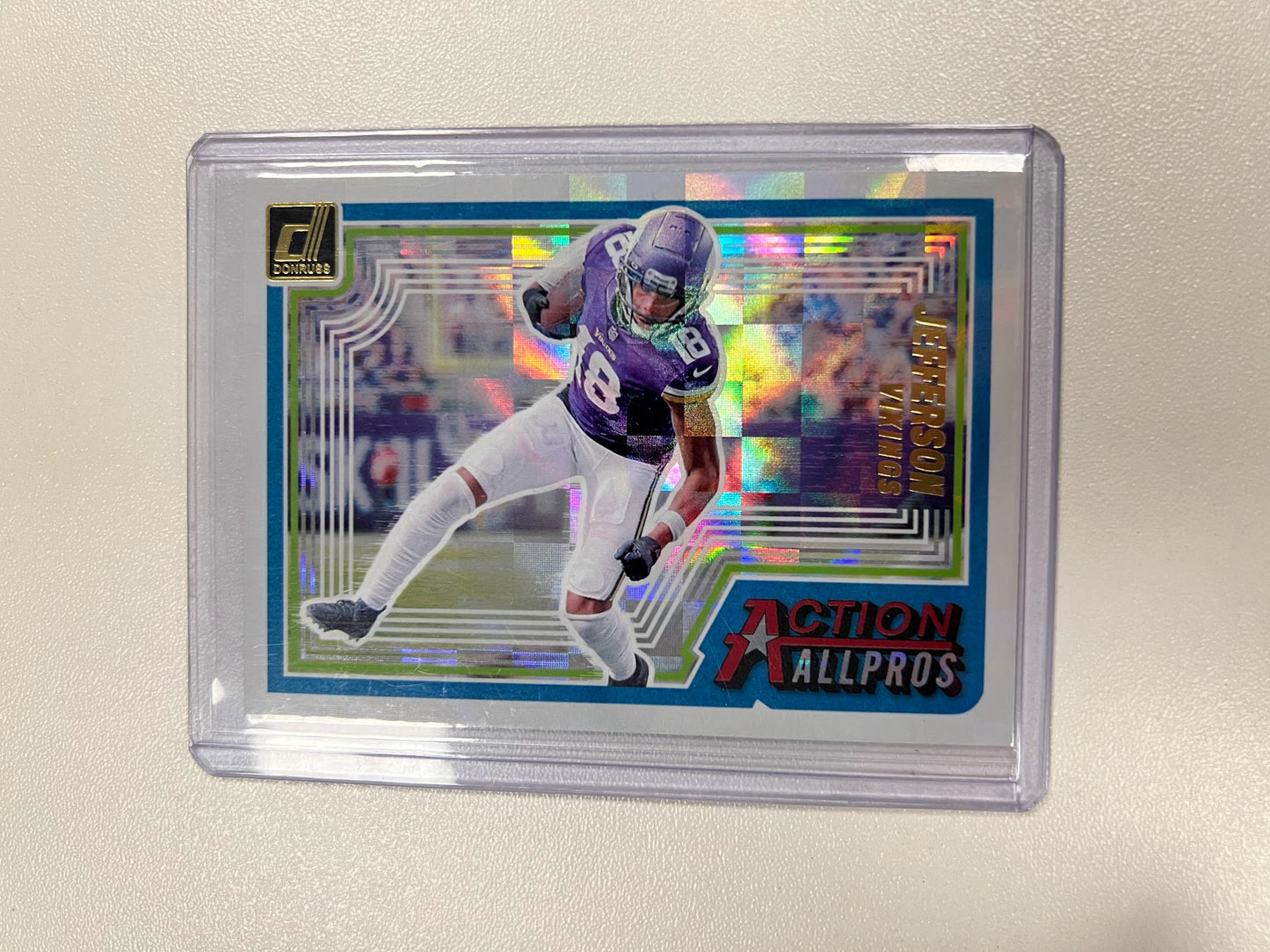 2023 Donruss Action All-Pros #AAP-4 Justin Jefferson (Minnesota Vikings) Card