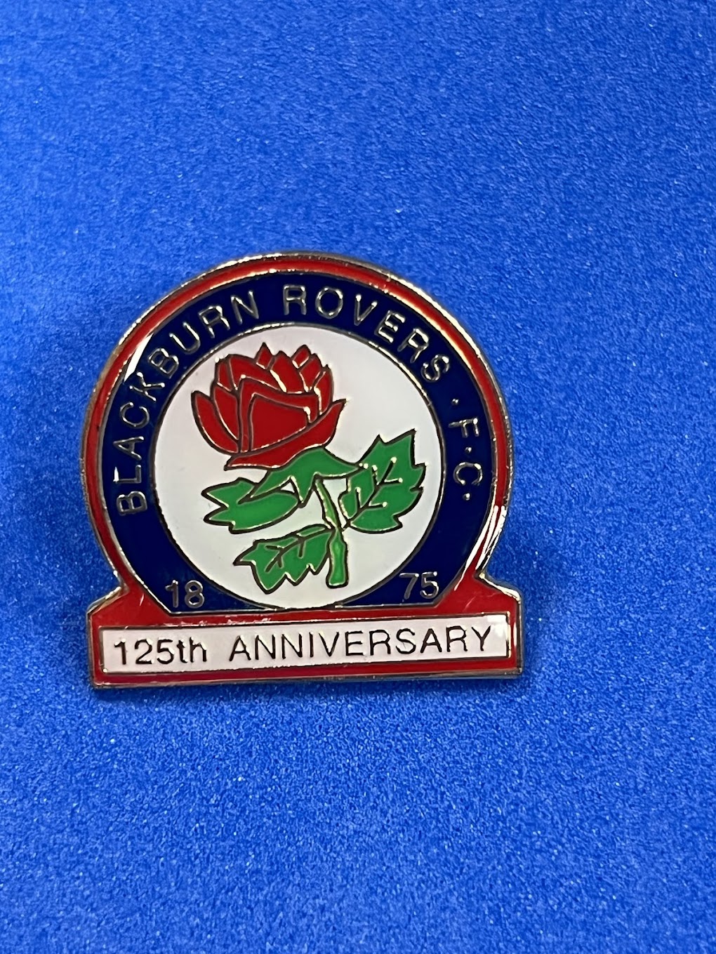 Blackburn Rovers Crest - Pin Badge - 125th Anniversary