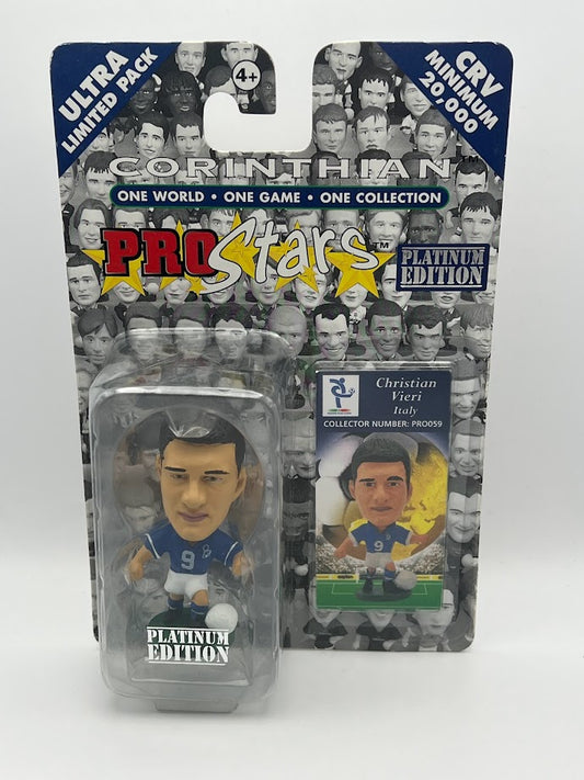 Christian Vieri - Corinthian ProStars Football Figure - Italy - PRO059 - Platinum Edition