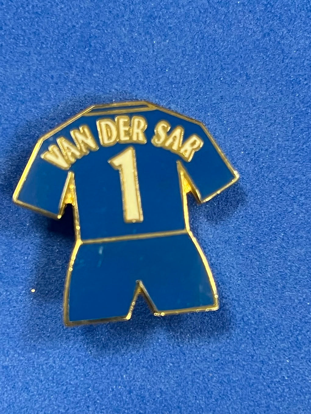 Edwin Van Der Sar #1 Manchester United Kit - Pin Badge