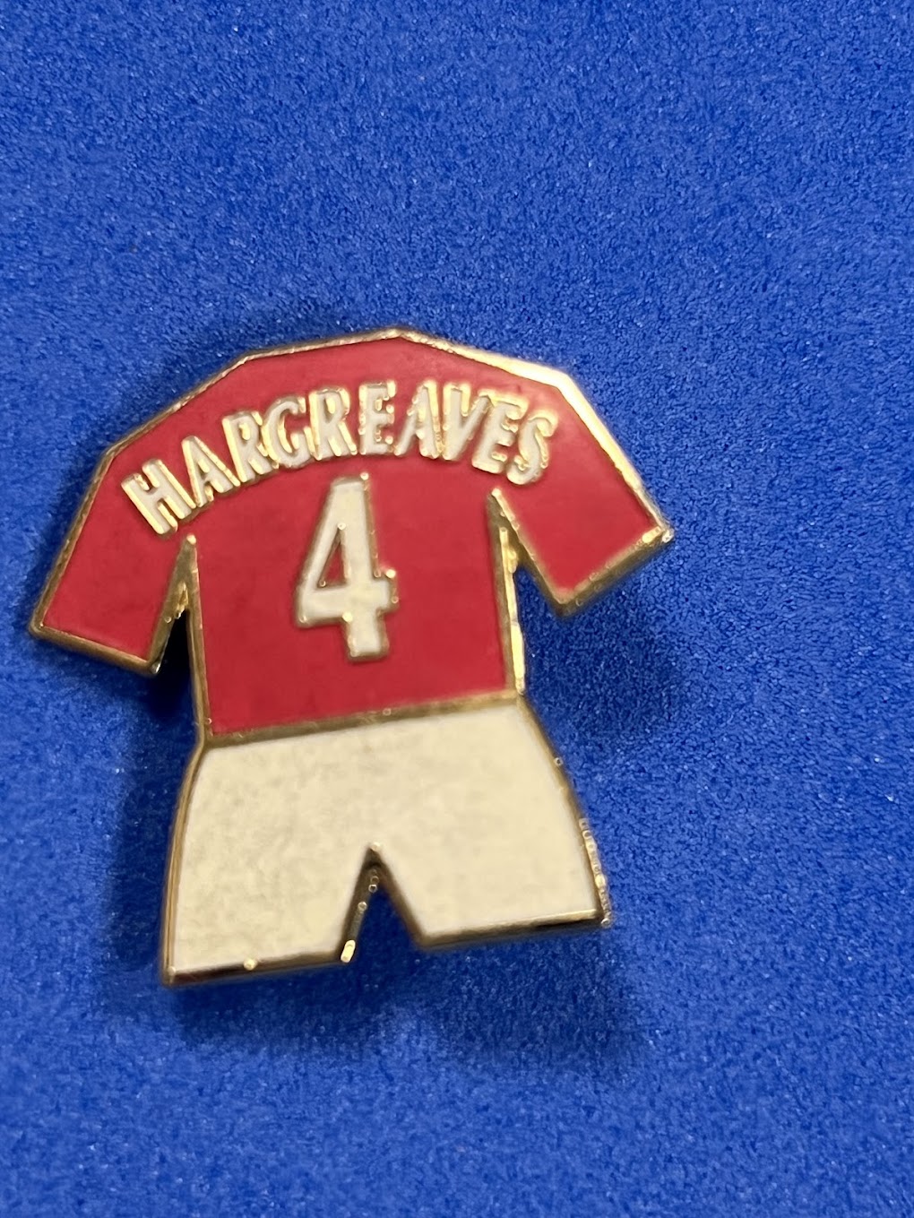 Owen Hargreaves #4 Manchester United Kit - Pin Badge