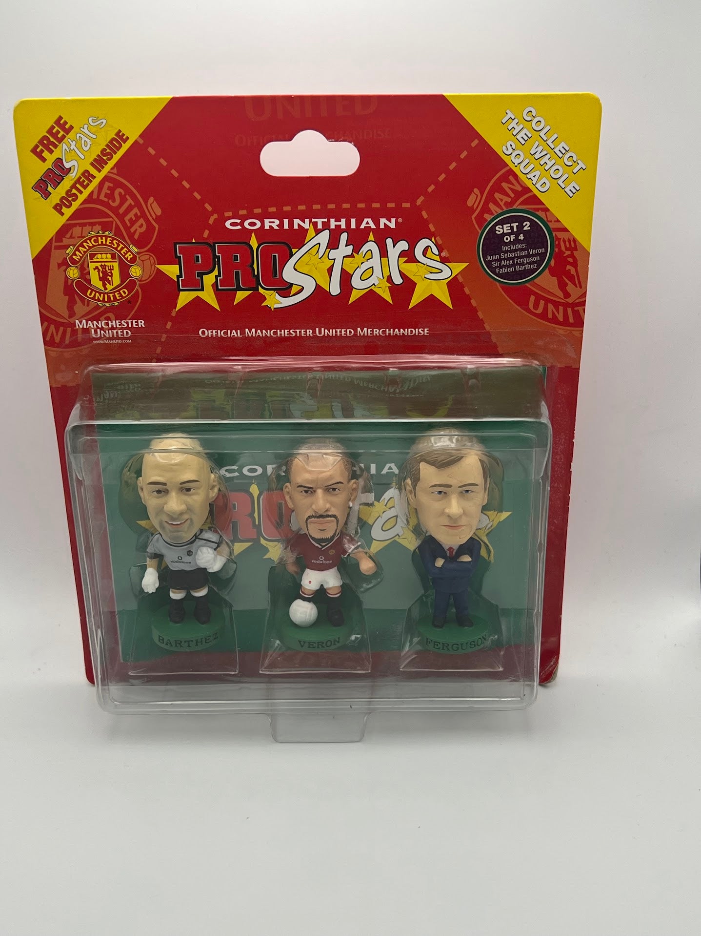 Manchester United Multi Pack - 3 Pack 1 Manchester United Corinthian Football Figures - Set 2 of 4