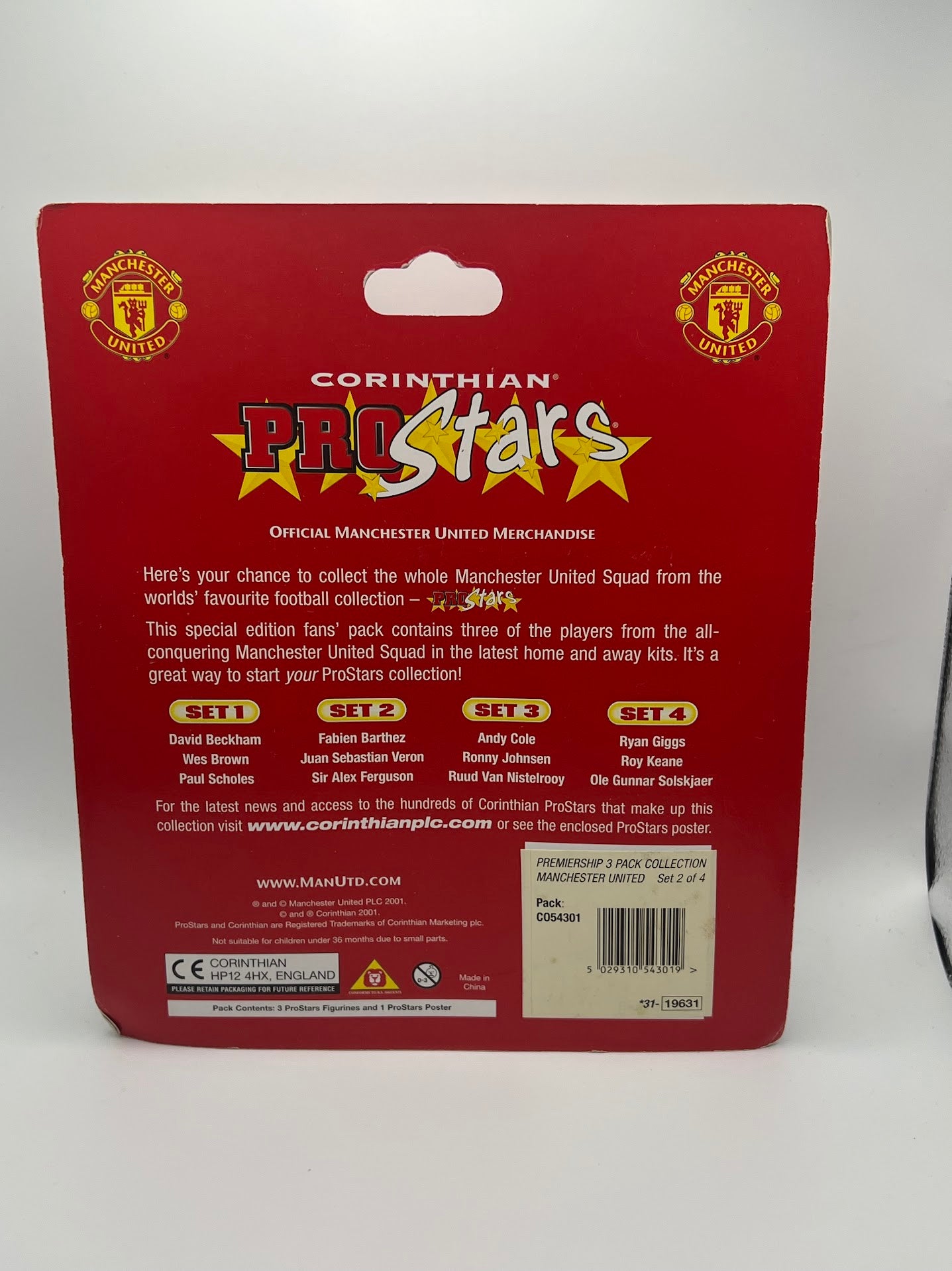 Manchester United Multi Pack - 3 Pack 1 Manchester United Corinthian Football Figures - Set 2 of 4