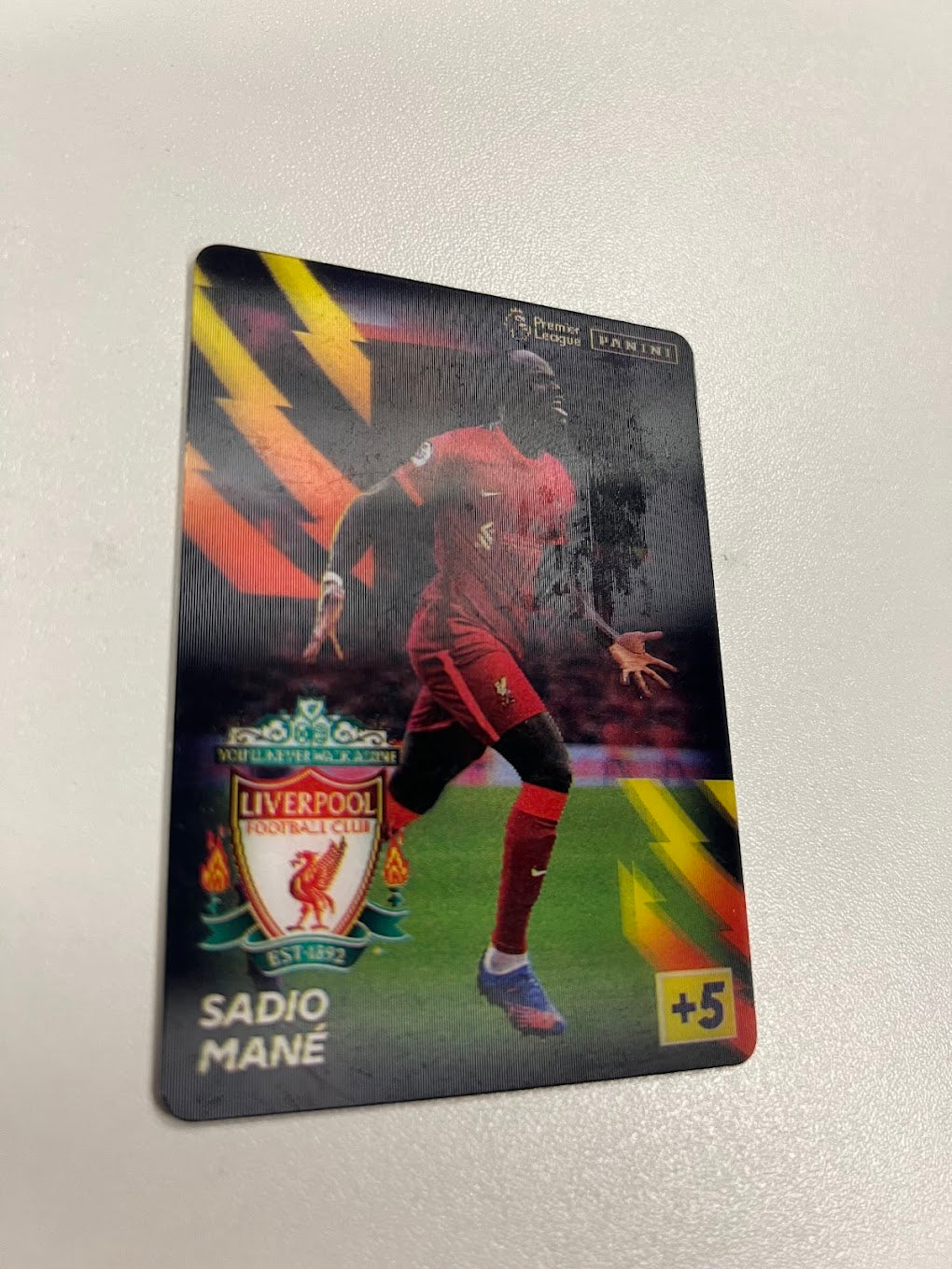 Sadio Mane Panini Adrenalyn 2021/22 Bonus Holographic Card - Liverpool