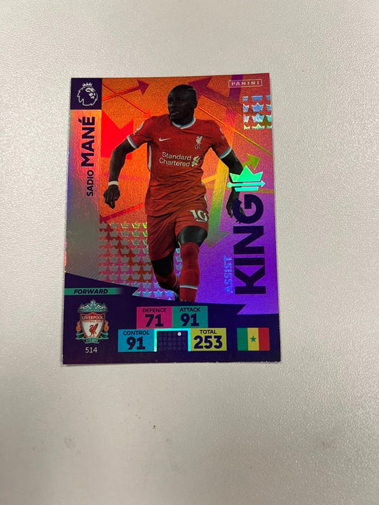 Sadio Mane - Foil / Shiny - Adrenalyn 2020/21 Football Card - Liverpool