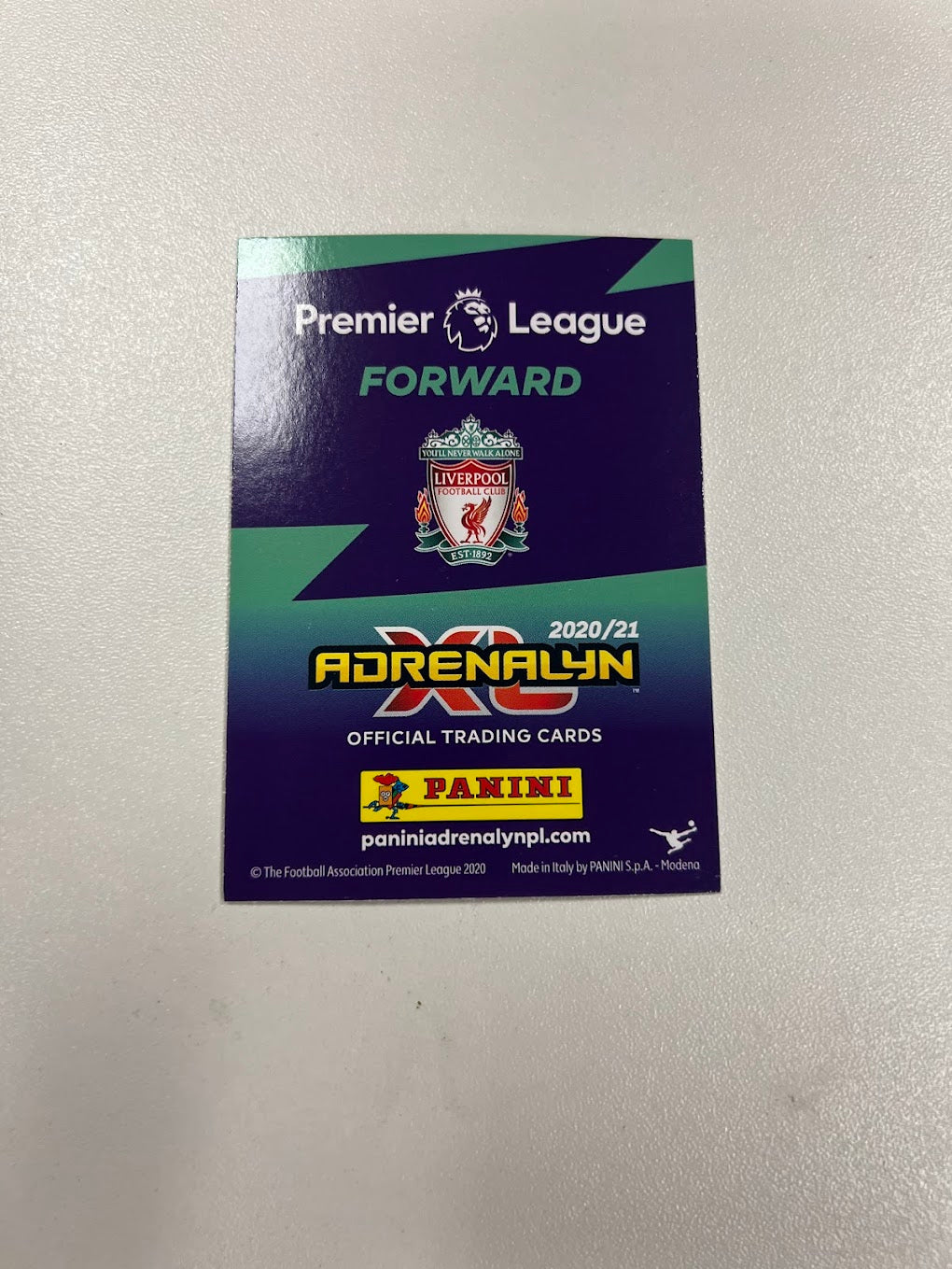 Sadio Mane - Foil / Shiny - Adrenalyn 2020/21 Football Card - Liverpool