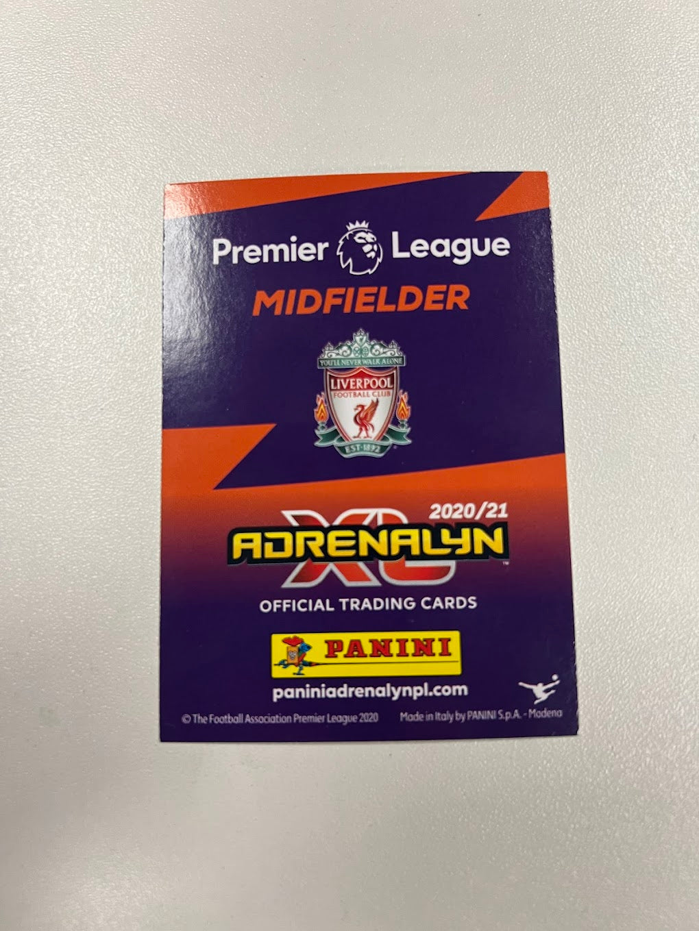 Jordan Henderson - Foil / Shiny - Adrenalyn 2020/21 Football Card - Liverpool