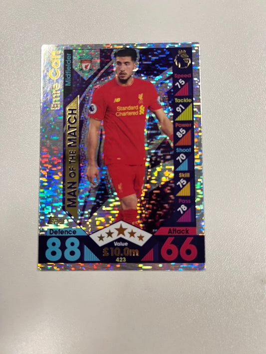 Emre Can - Foil / Shiny - Match Attax Football Card - Liverpool