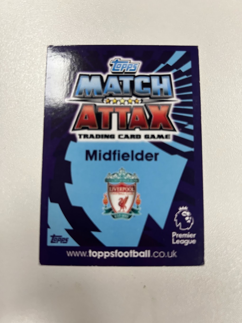 Emre Can - Foil / Shiny - Match Attax Football Card - Liverpool