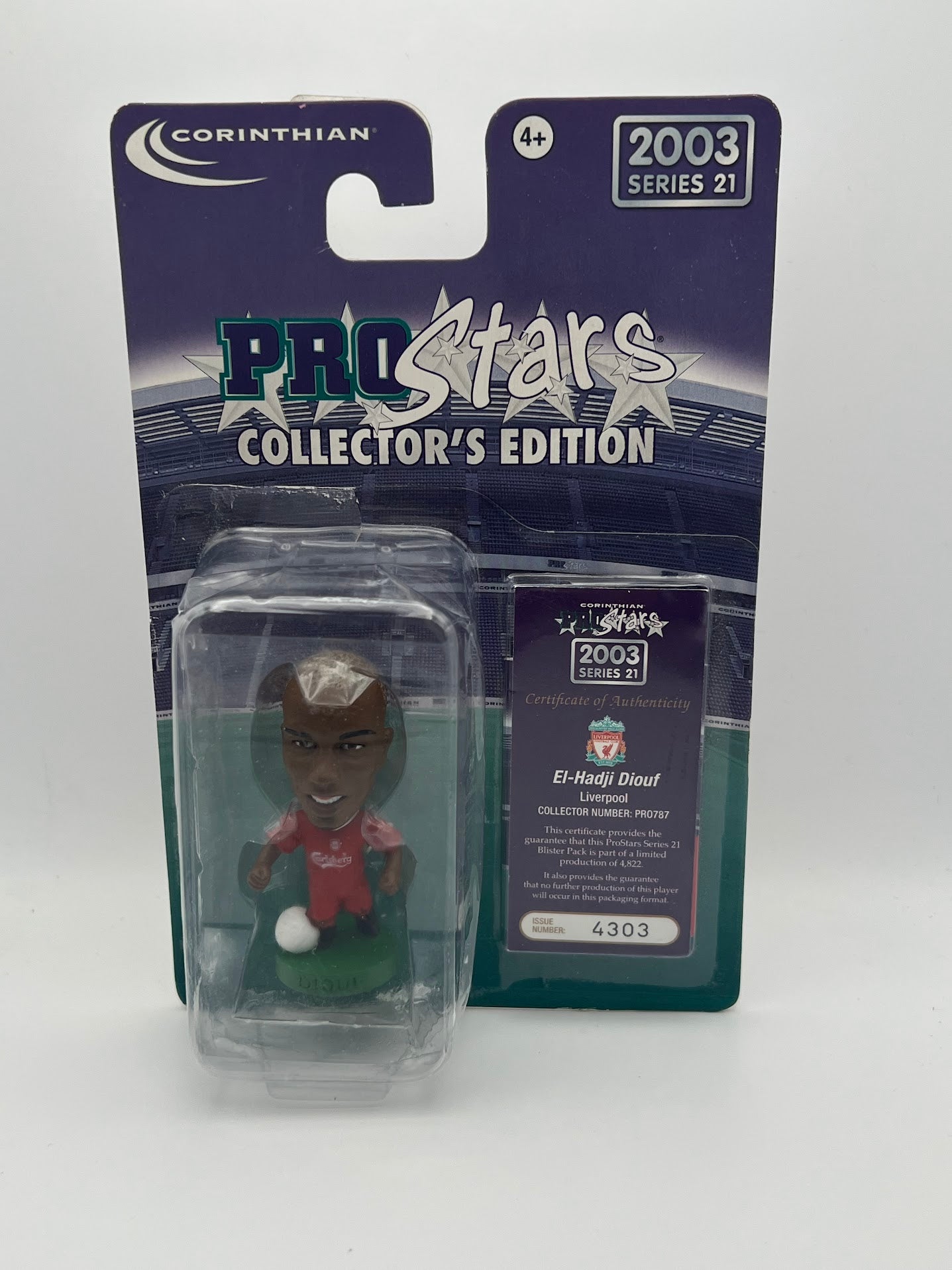 El-Hadji Diouf - ProStars Corinthian Figure - Liverpool - Series 21 - PRO787