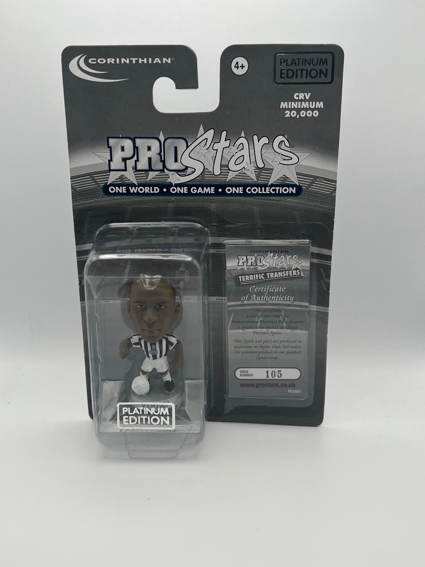 Patrick Viera - Corinthian Prostars - Juventus - PP1361/PRO1361 - Terrific Transfers Series 31 - Platinum Edition