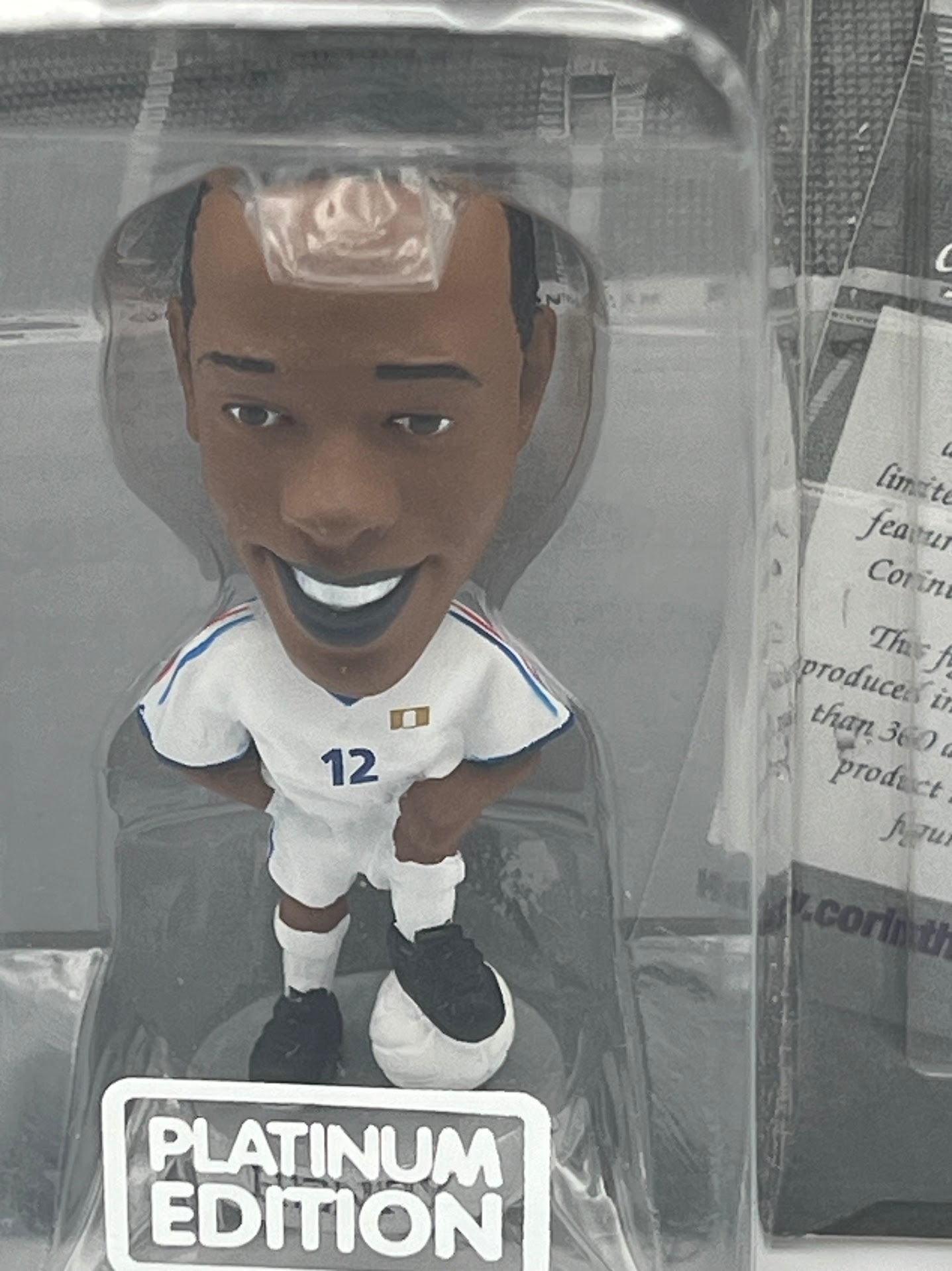 Thierry Henry - Corinthian ProStars Football Figure - France Away - PP957 / PRO957 - Platinum Edition