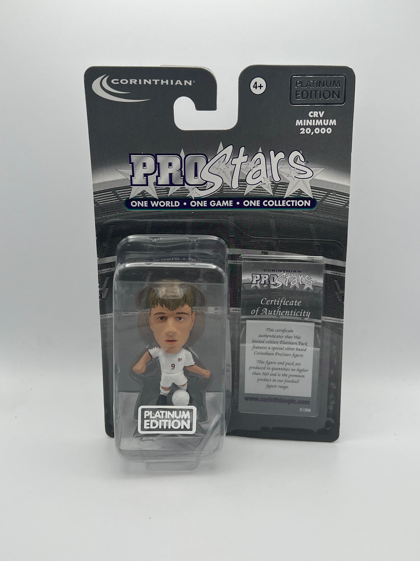 Jon Dahl Tomasson - Corinthian ProStars Football Figure - Denmark - PP958 / PRO958 - Platinum Edition