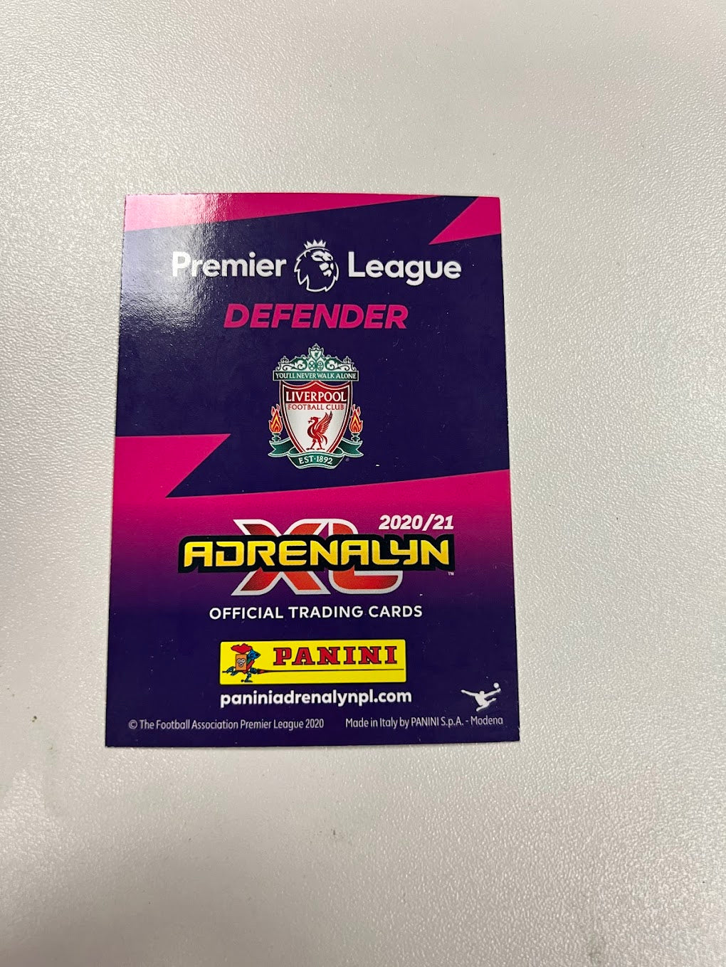 Trent Alexander-Arnold - Foil / Shiny - Adrenalyn 2020/21 Football Card - Liverpool