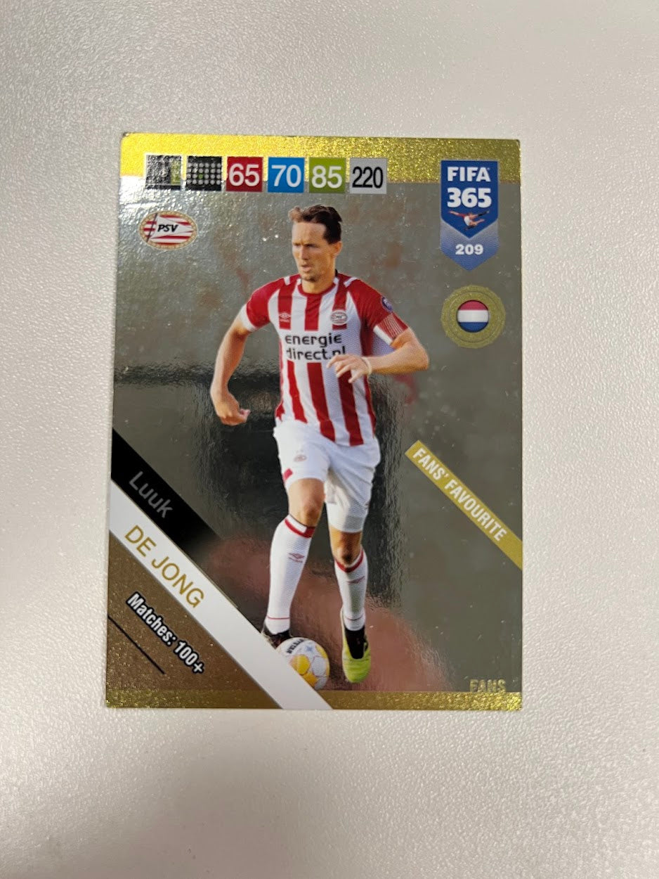 Luuk De Jong PSV Foil/Shiny - Panini Adrenalyn FIFA 365 - Football Cards