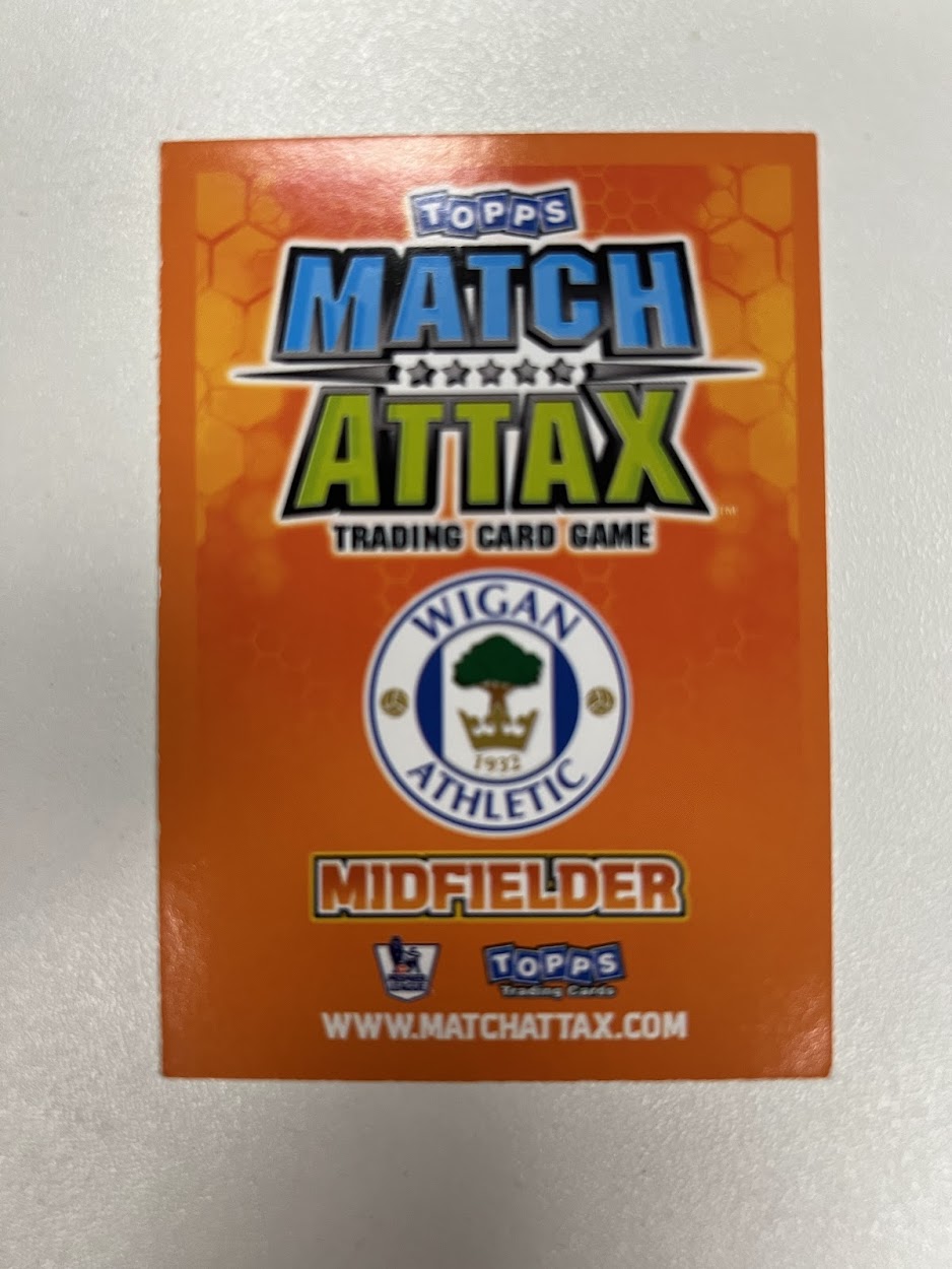 7x Wigan Athletic - Topps Match Attax Football Cards