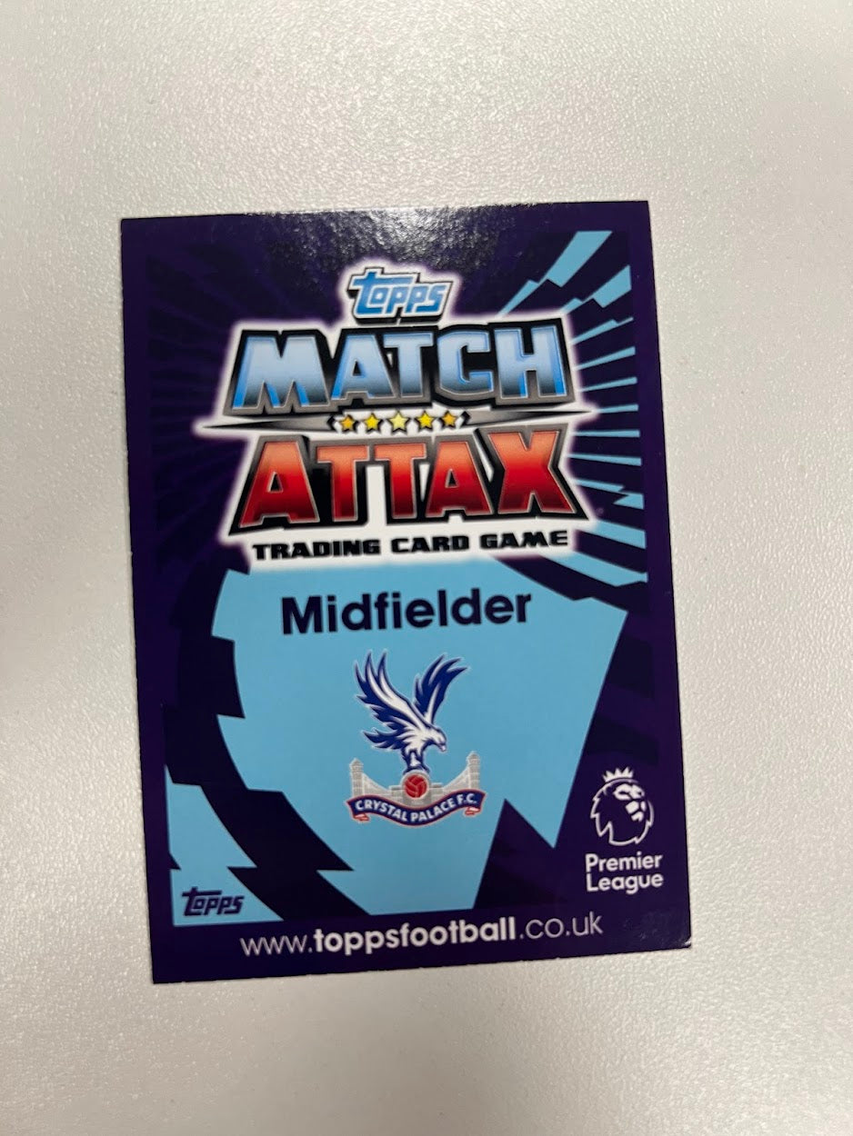 5x Crystal Palace - Topps Match Attax Football Cards