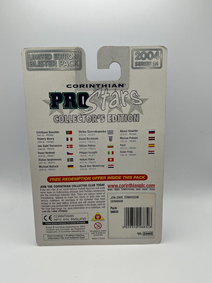 Jon Dahl Tomasson - Corinthian ProStars Collector's Edition Series 24 - Denmark - PRO970