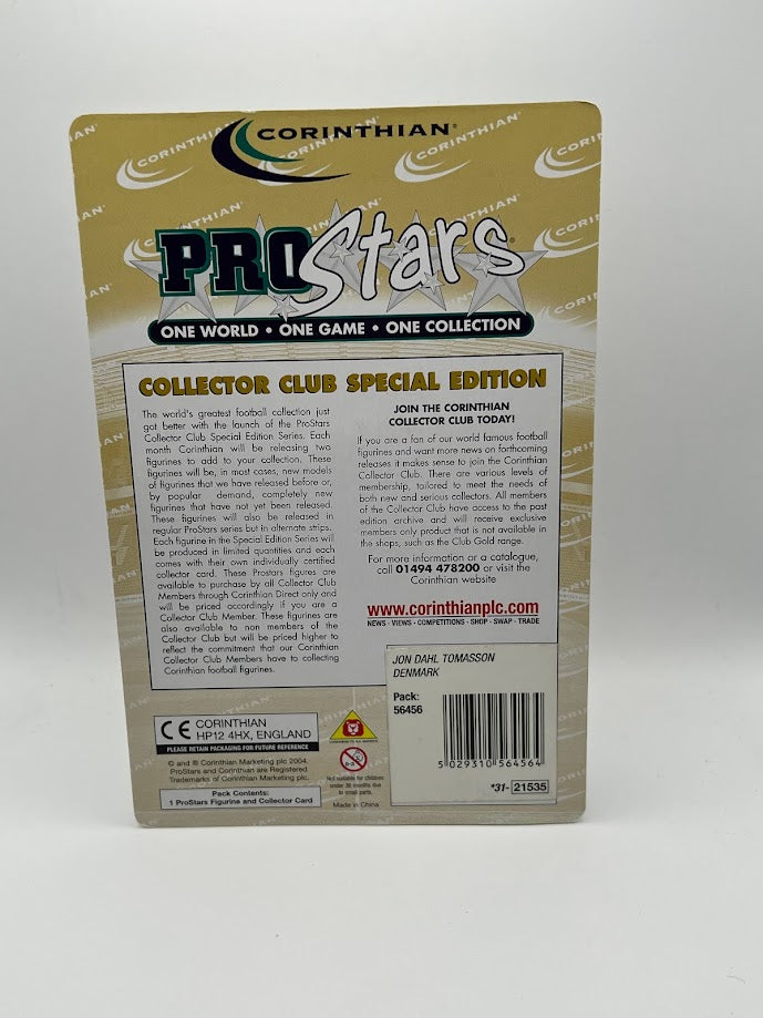 Jon Dahl Tomasson - Corinthian ProStars Football Figure - Denmark - PRO958 - Collector Club Special Edition