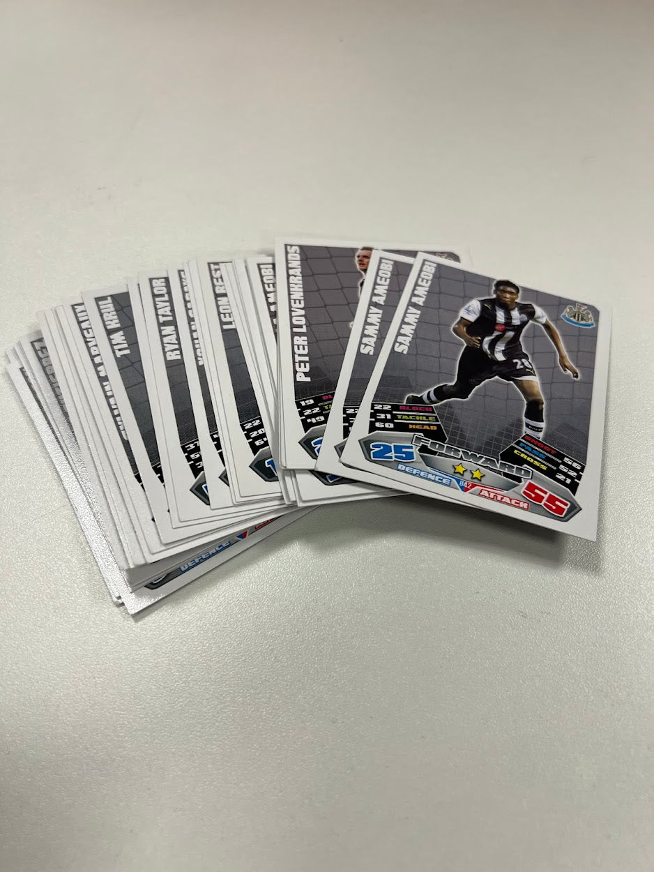 33x Newcastle United Topps Match Attax Football Cards