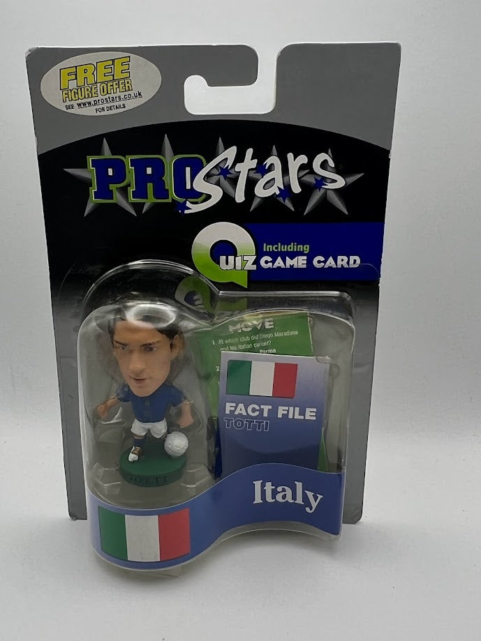 Francesco Totti - Corinthian ProStars Football Figure - Italy - PR064 - Collectible - Quiz Game