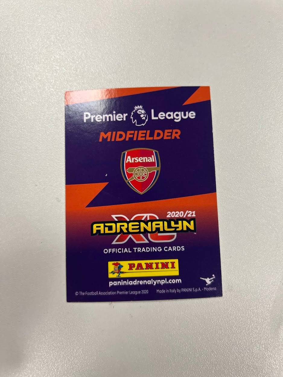 Bukayo Saka Arsenal Foil/Shiny Panini Adrenalyn 2020/21 Football Card