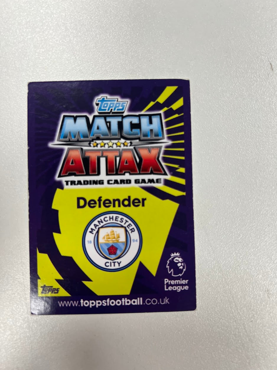 5x Manchester City Topps Match Attax Football Cards