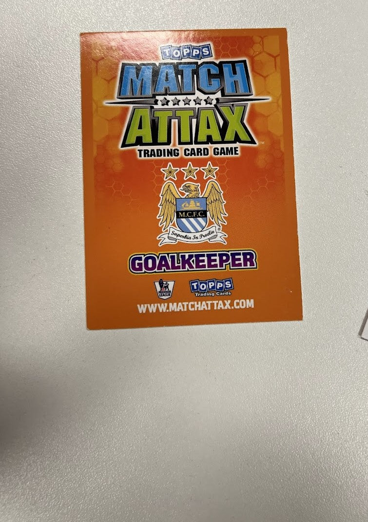 5x Manchester City Topps Match Attax Football Cards