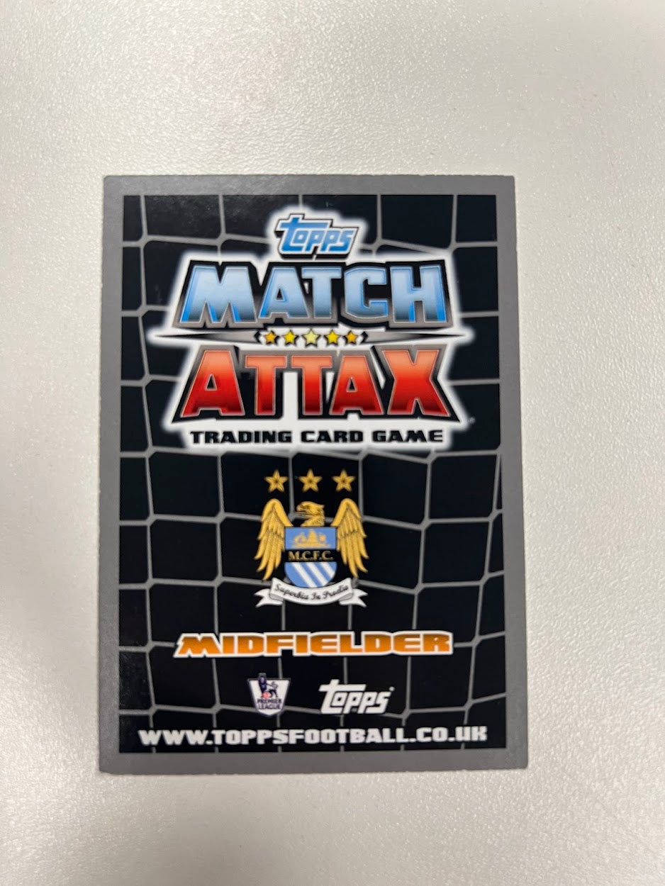 12x Manchester City Topps Match Attax Football Cards