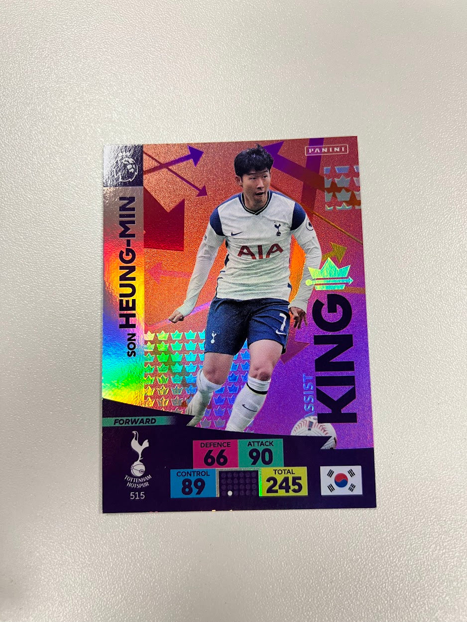 Son Heung-Min Tottenham Hotspur Foil/Shiny - Panini Adrenalyn 2020/21 Football Cards