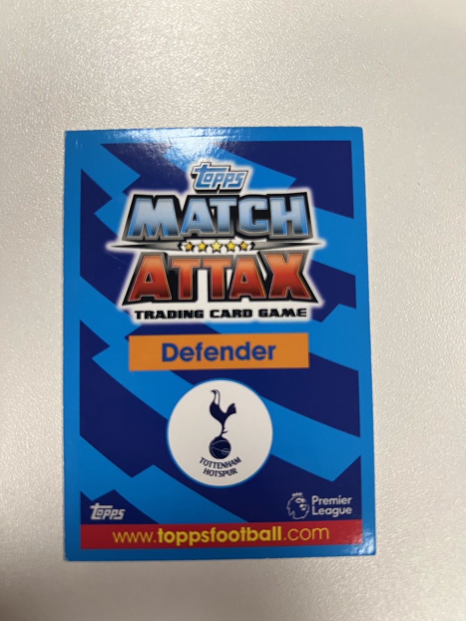 Toby Adlerweireld Tottenham Hotspur Foil/Shiny - Topps Match Attax Football Cards