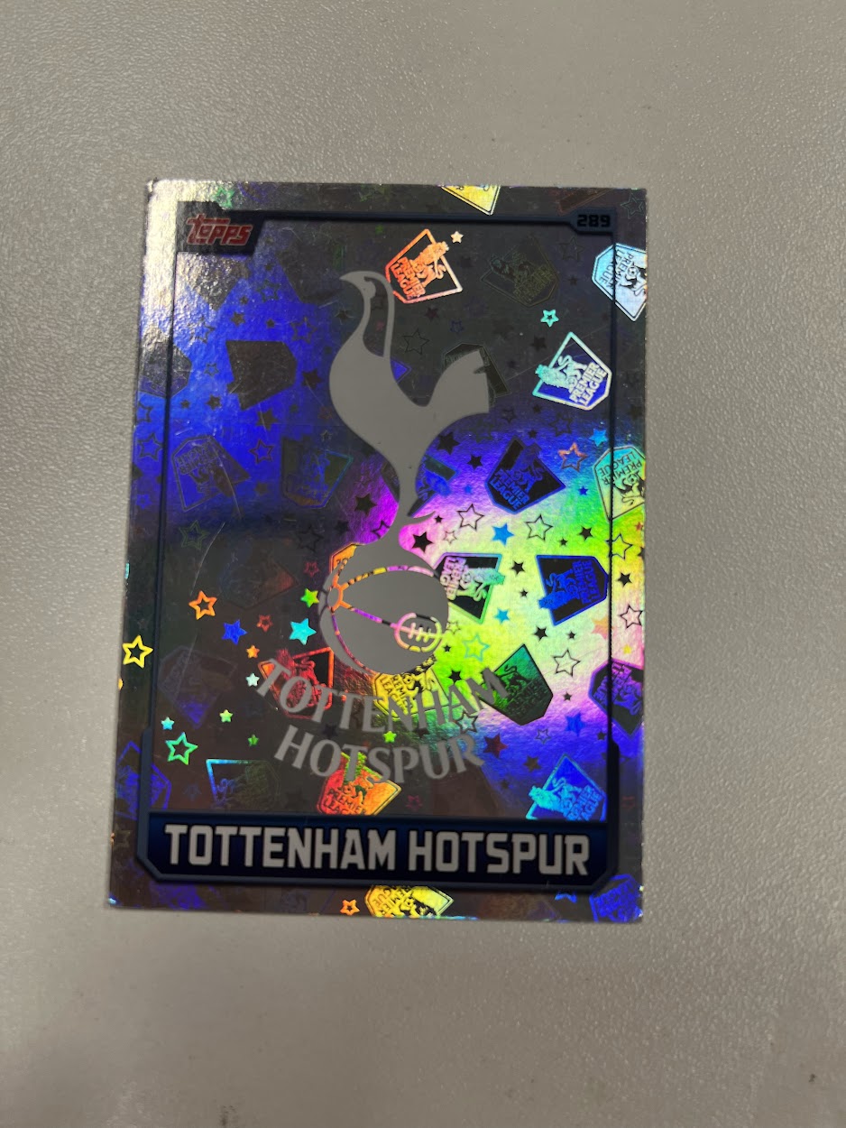 Tottenham Hotspur Badge Foil/Shiny - Topps Match Attax Football Cards