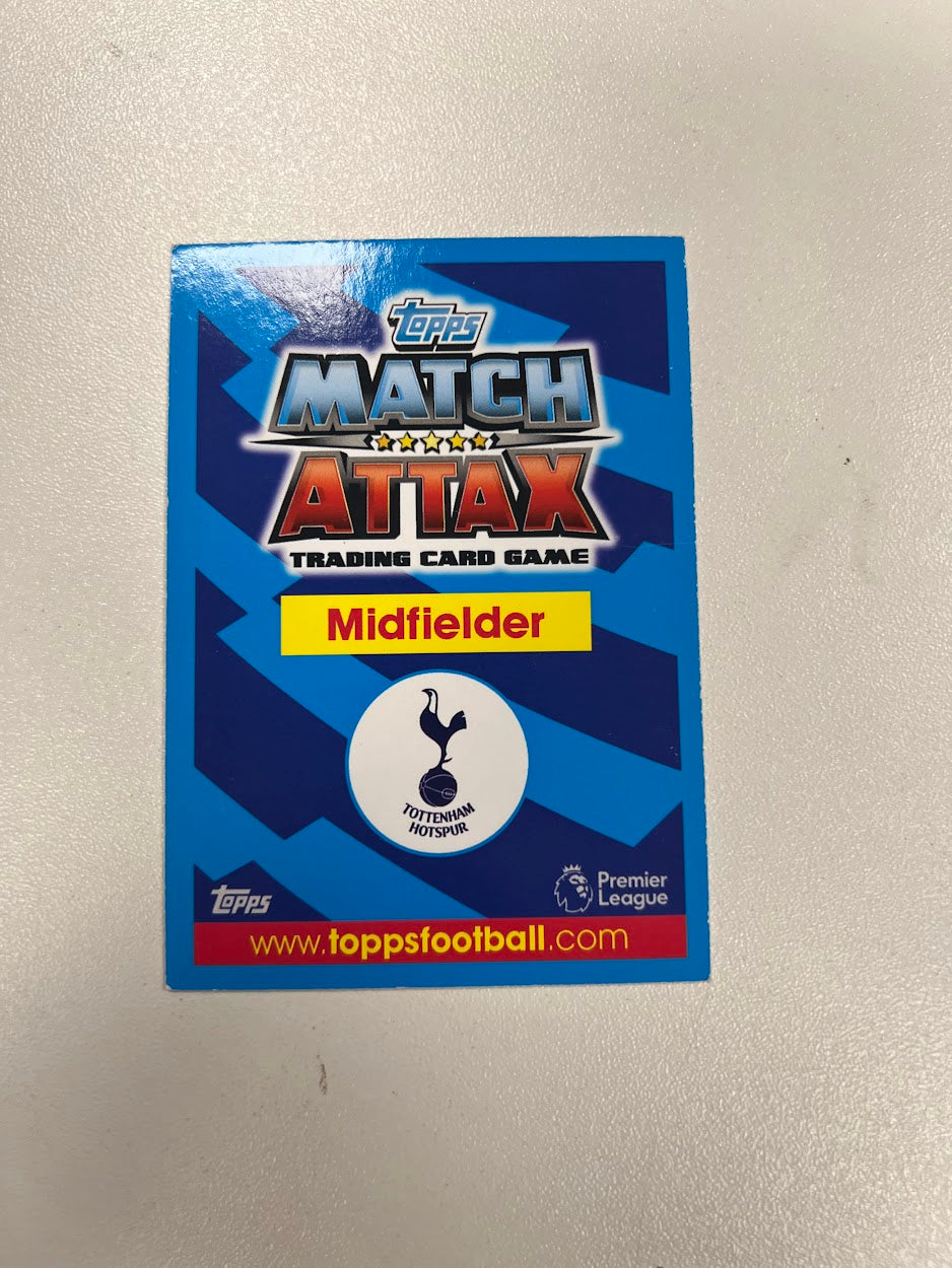 Dele Alli Tottenham Hotspur Foil/Shiny - Topps Match Attax Football Cards