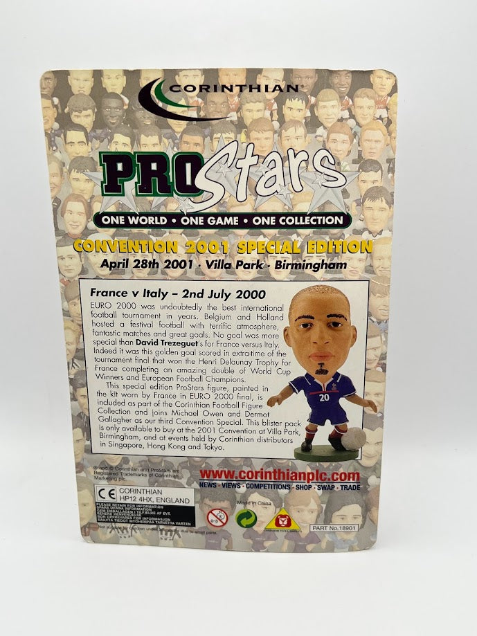 David Trezeguet - Corinthian Football Figure - France - ProStars Convention 2001 Special Edition - PRO440