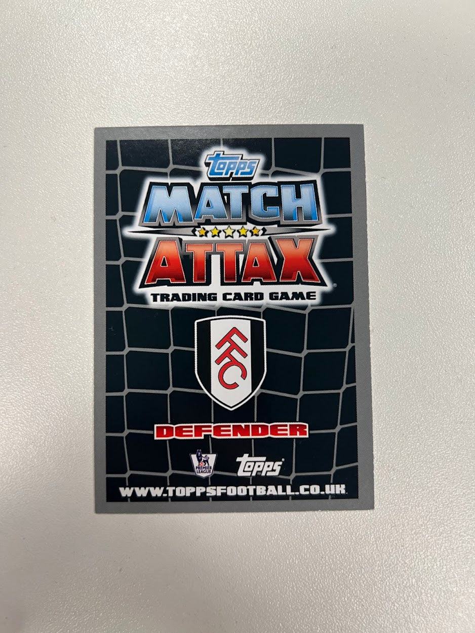 4x Fulham - Topps Match Attax Football Cards