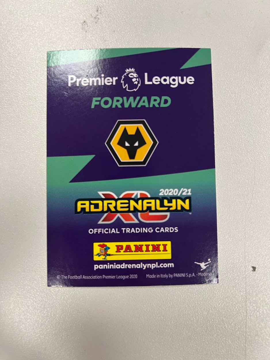 3x Wolverhampton Wanderers Foil/Shiny - Panini Adrenalyn 2020/21 Football Cards