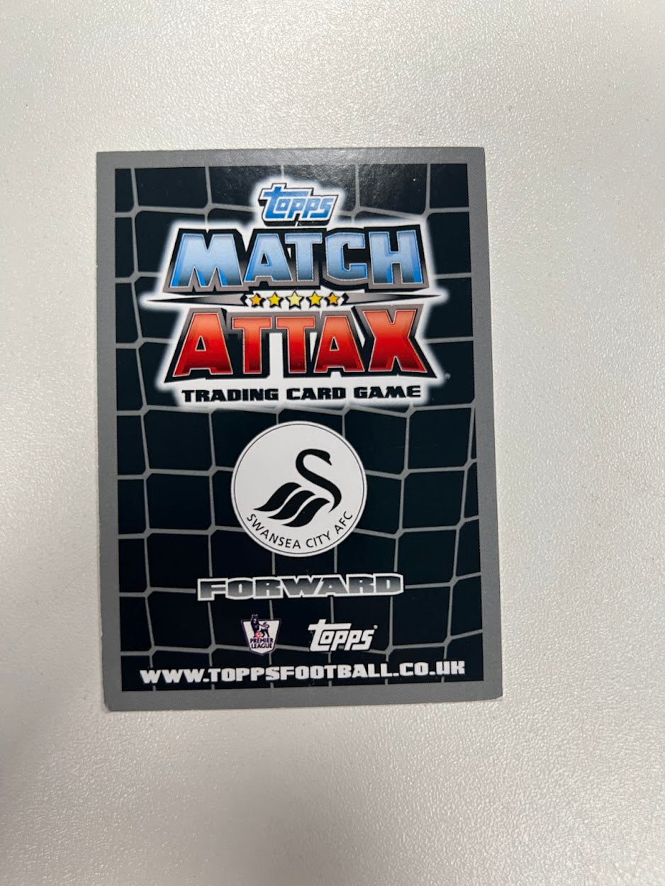 6x Swansea City - Topps Match Attax Football Cards