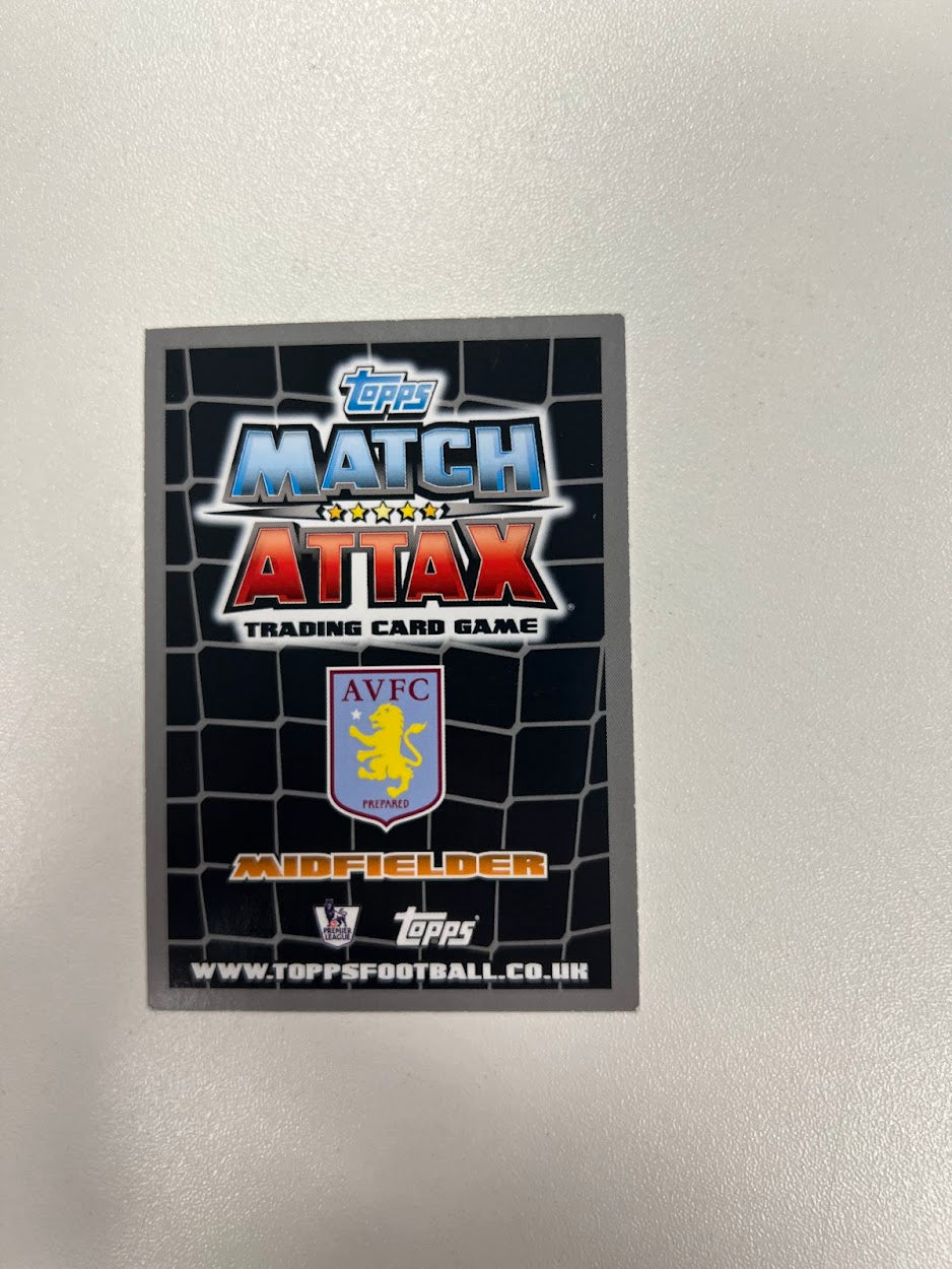 8x Aston Villa - Topps Match Attax Football Cards