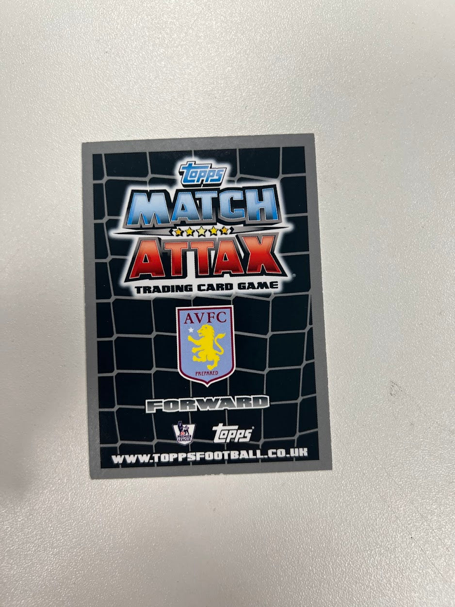 9x Aston Villa - Topps Match Attax Football Cards