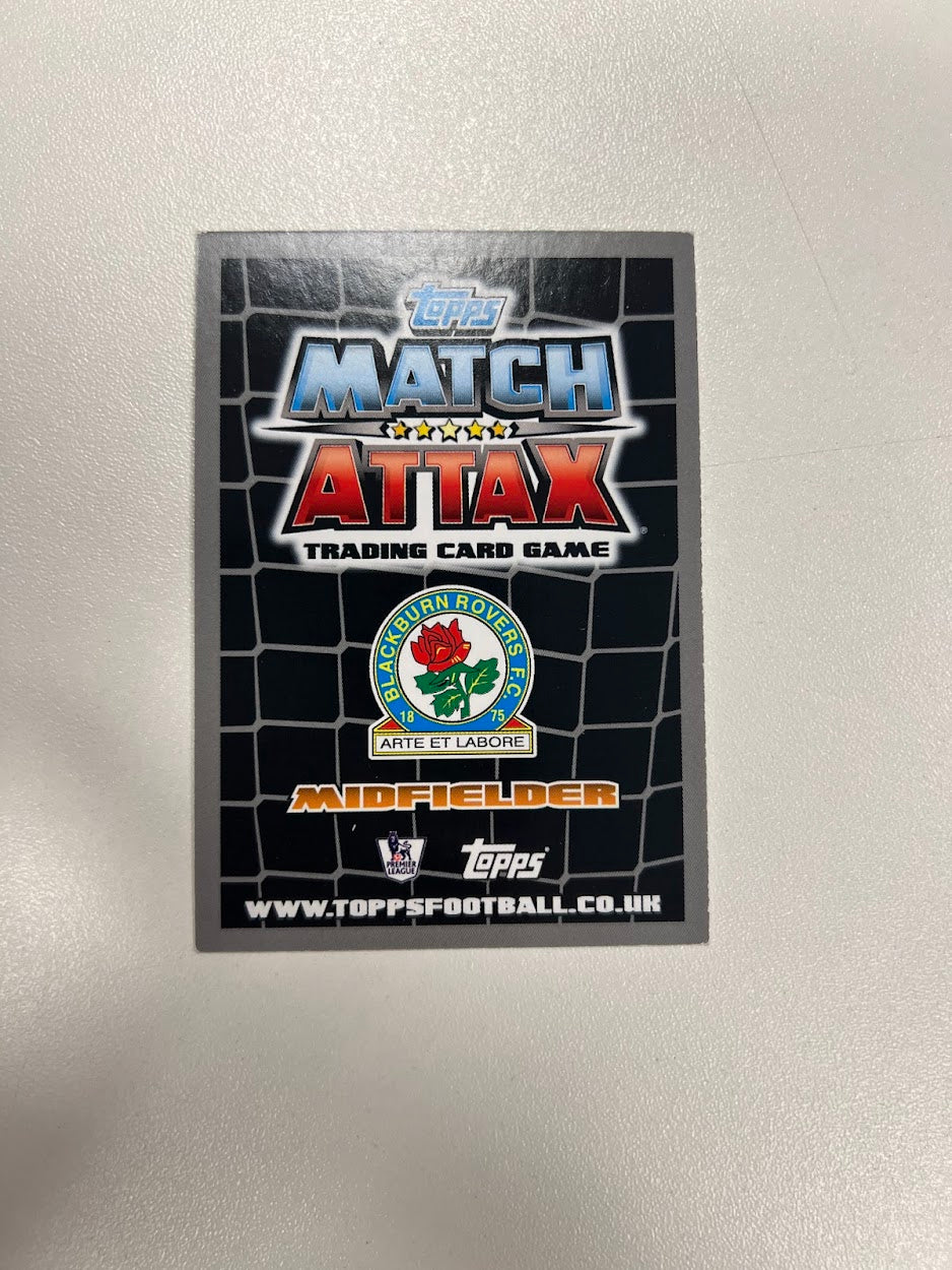 12x Blackburn Rovers - Topps Match Attax Football Cards