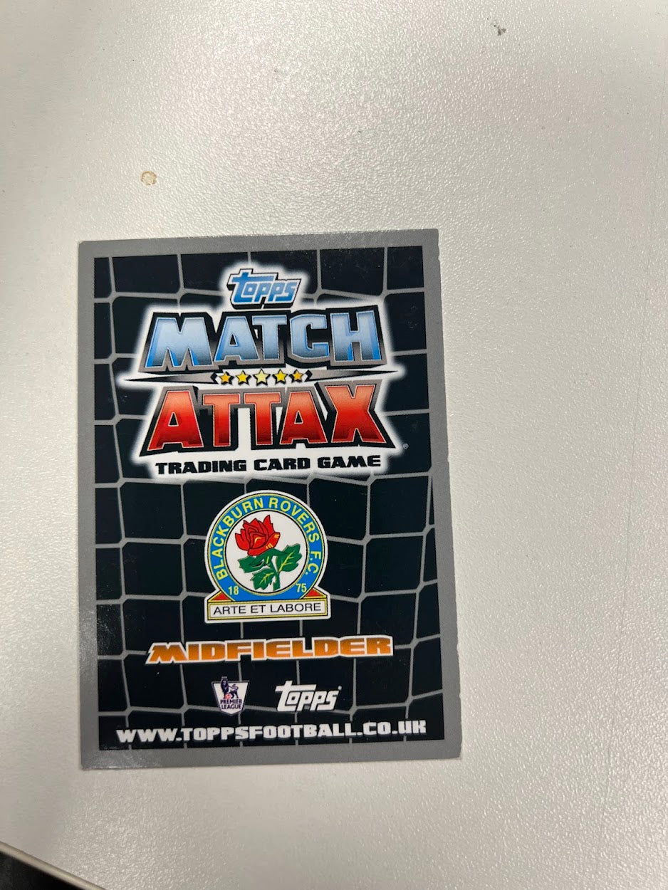 12x Blackburn Rovers - Topps Match Attax Football Cards