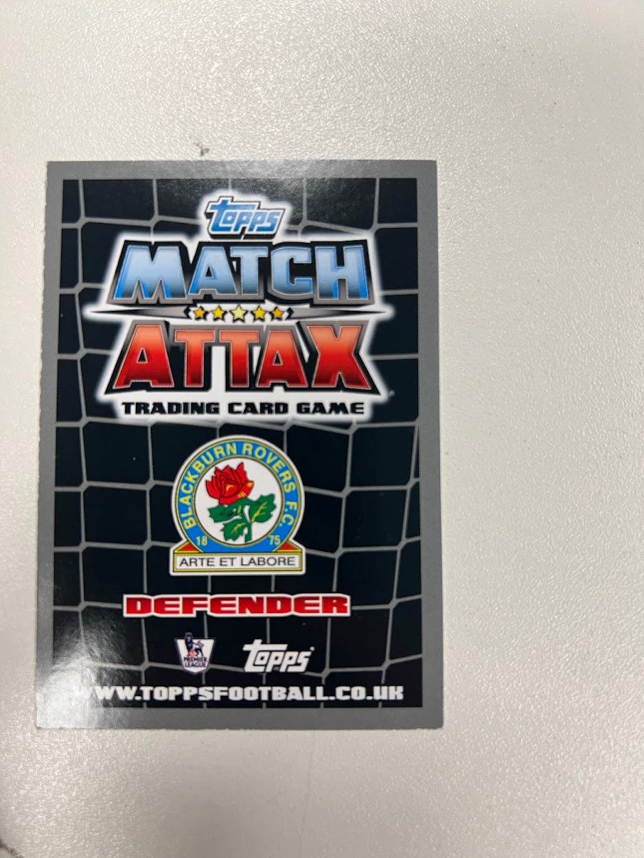 12x Blackburn Rovers - Topps Match Attax Football Cards