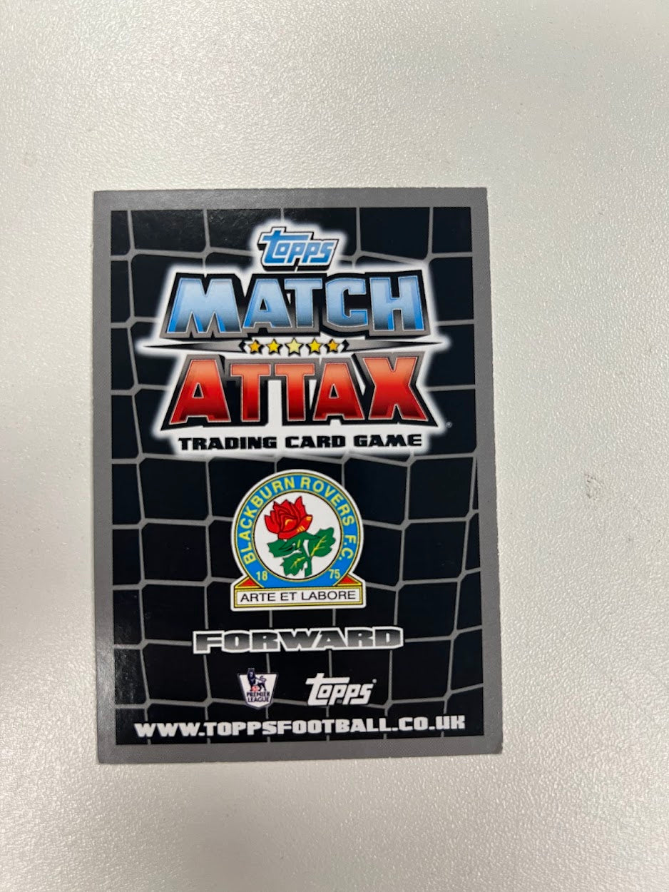 7x Blackburn Rovers - Topps Match Attax Football Cards