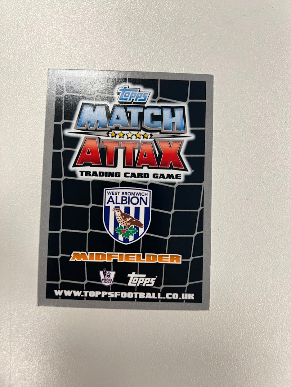 12x West Bromwich Albion - Topps Match Attax Football Cards