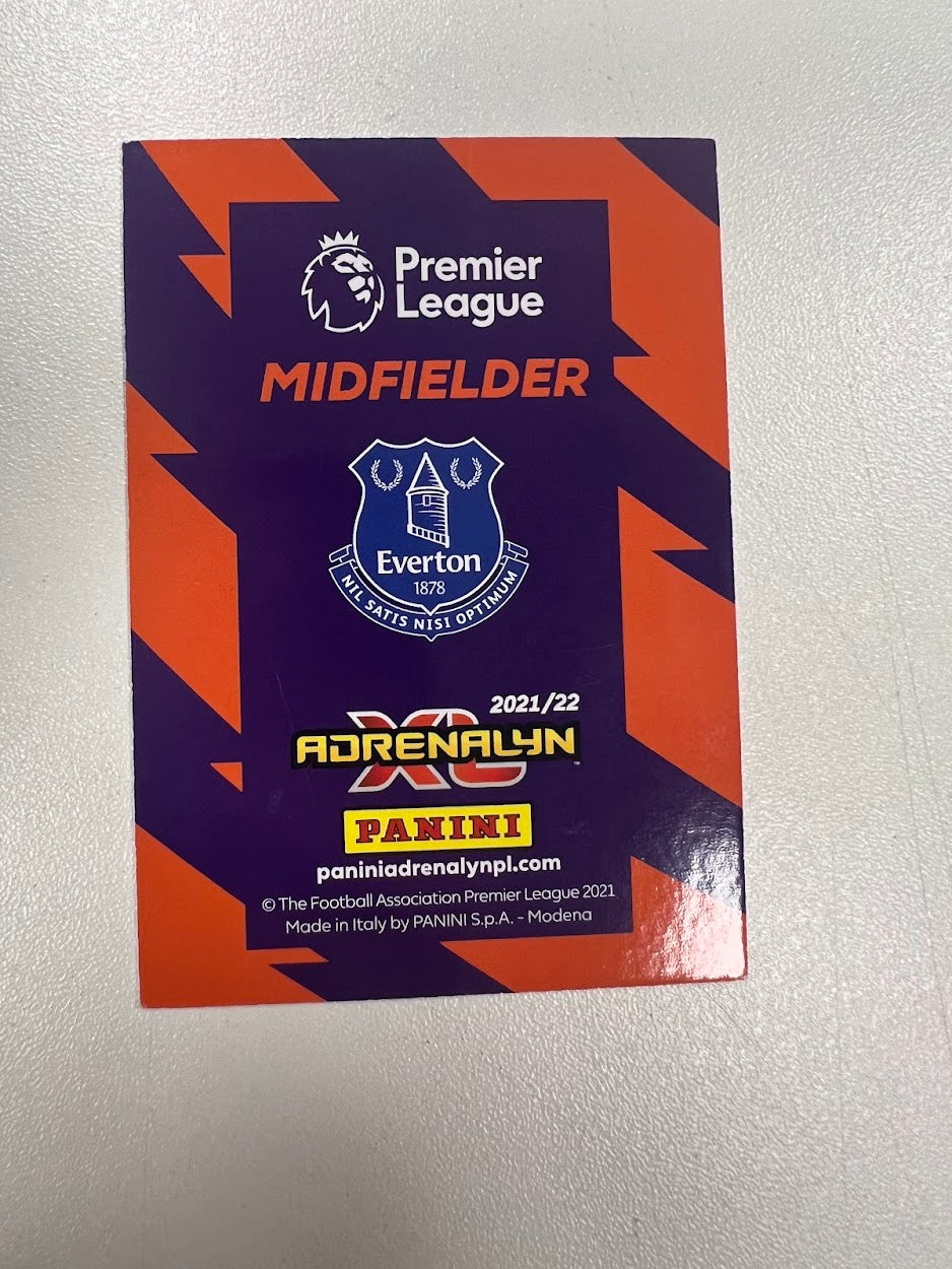 4x Everton Panini Adrenalyn 2021/22 Football Cards