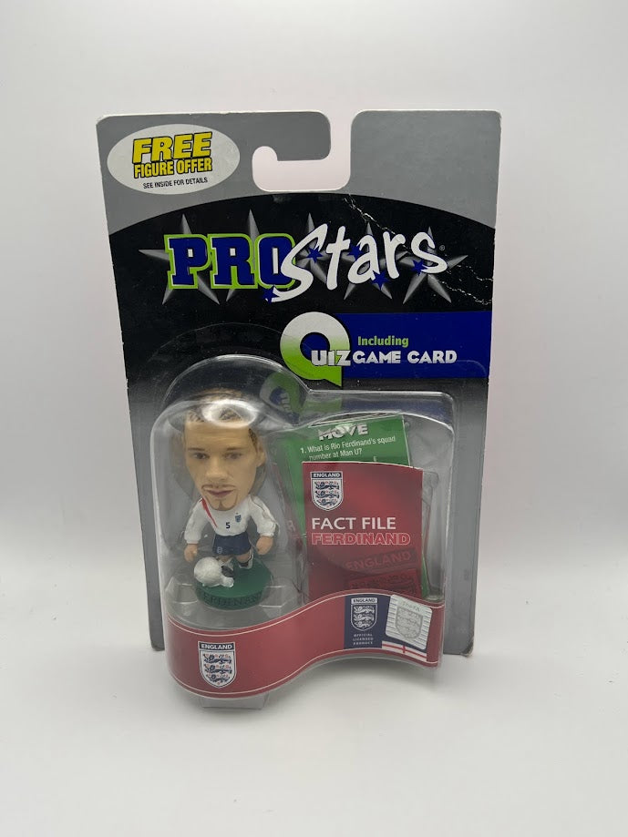 Rio Ferdinand - Corinthian ProStars Football Figure - England - PR119 - Collectible - Quiz Game