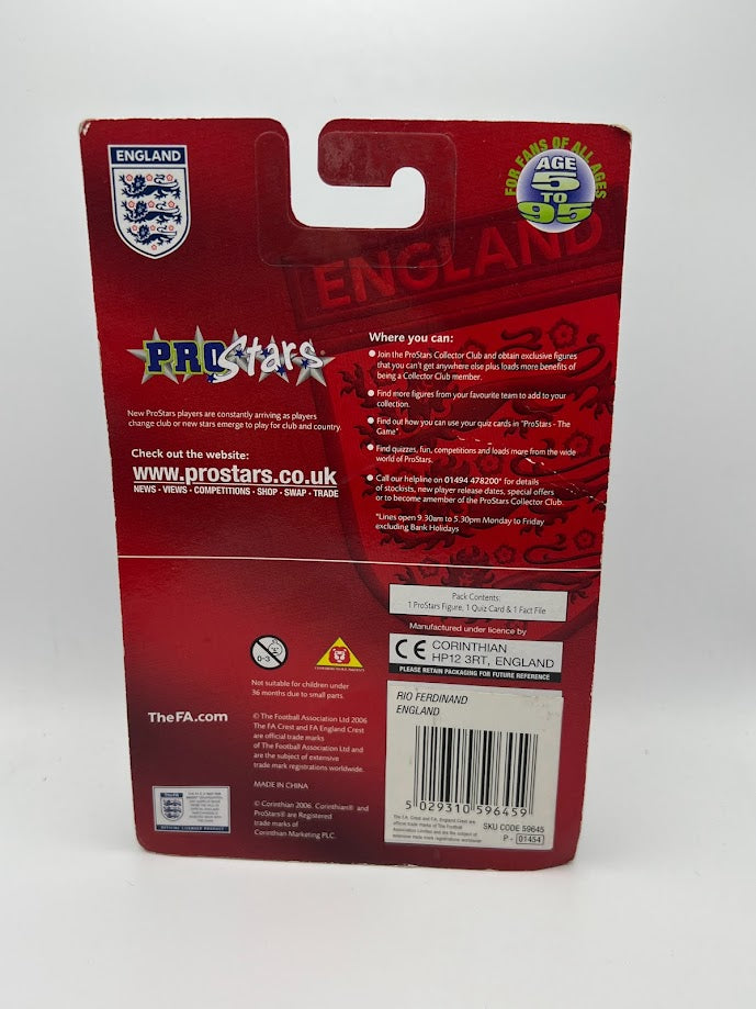 Rio Ferdinand - Corinthian ProStars Football Figure - England - PR119 - Collectible - Quiz Game